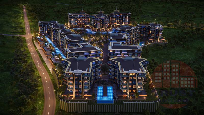 Premium unique residential complex in Kestel, Alanya