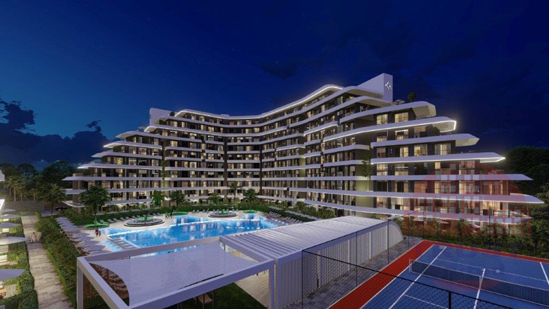 Luxury apartments suitable for Turkish citizenship in in Altintash, Antalya