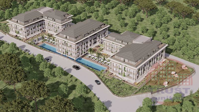 Stylish apartments in a luxurious residential complex in Oba