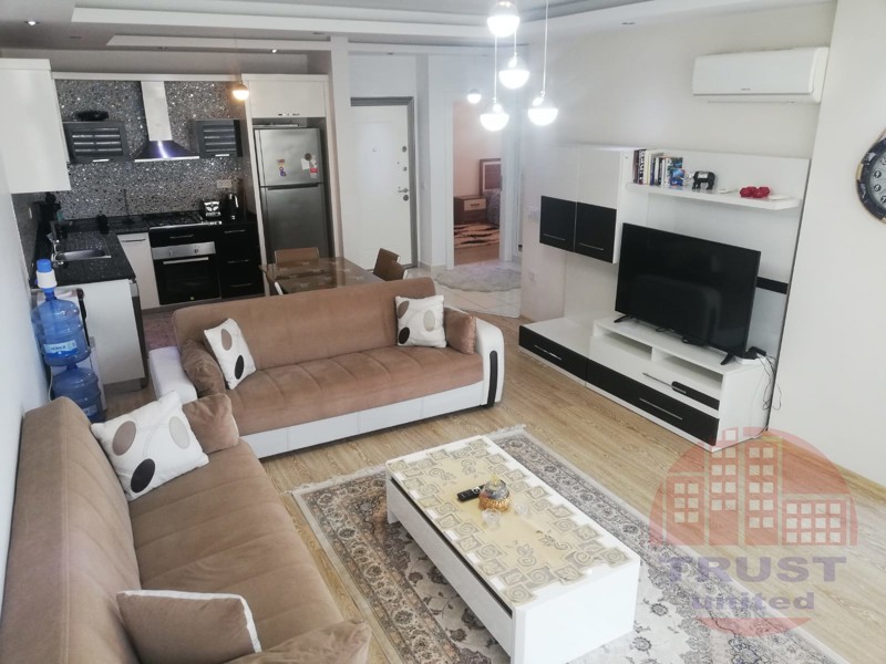 Spacious 2+1 furnished apartment with river view in Kestel, Alanya