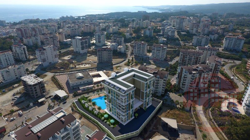 Stylish elegant apartments for sale in Alanya's green Avsallar District
