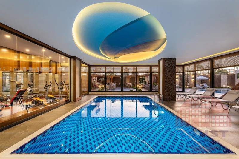 Exclusive seafront penthouse at modern residence in Kestel, Alanya