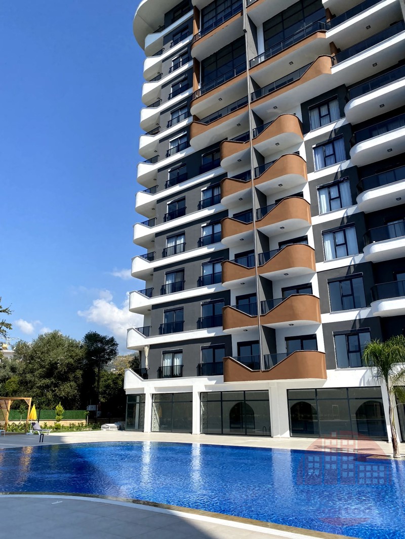 Brand new 1+1 furnished apartment in Mahmutlar