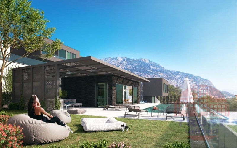 Deluxe villas with charming sea and Alanya castle views