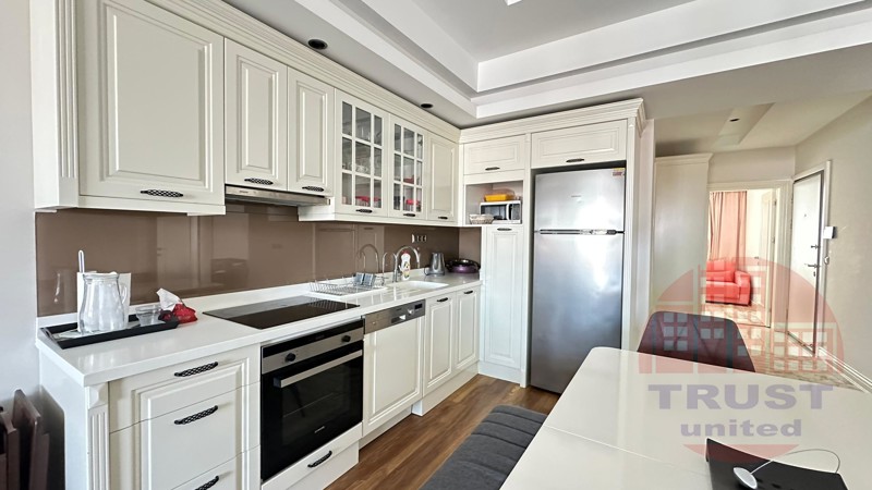 Exclusive seafront penthouse at modern residence in Kestel, Alanya
