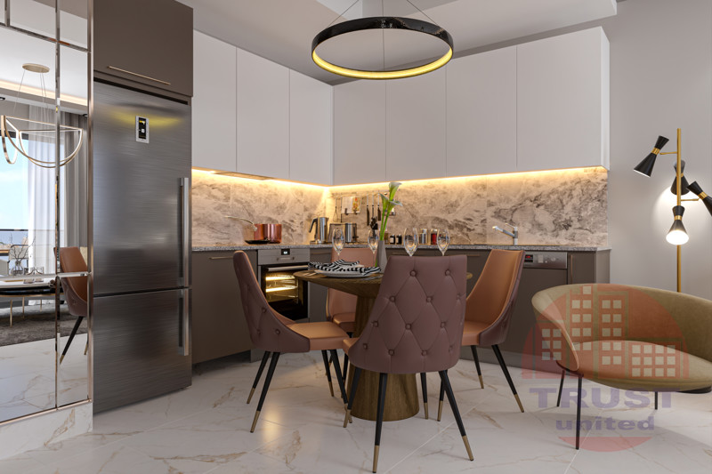 Grand residential complex in a walking distance from the sea in Avsallar