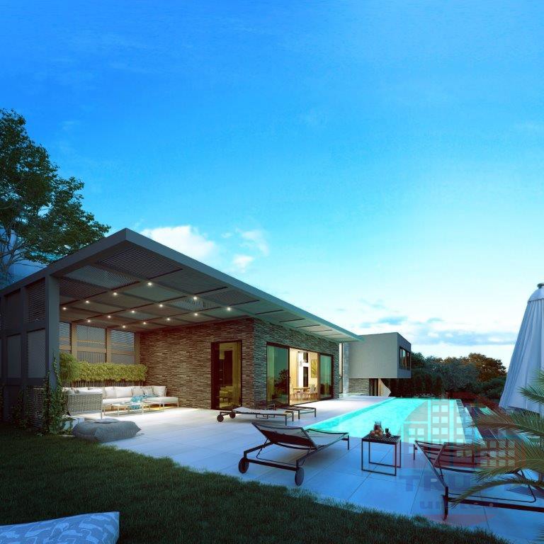 Deluxe villas with charming sea and Alanya castle views