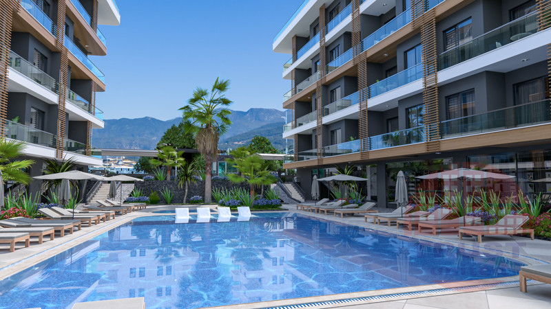 Modern family apartments in calm area of Oba district