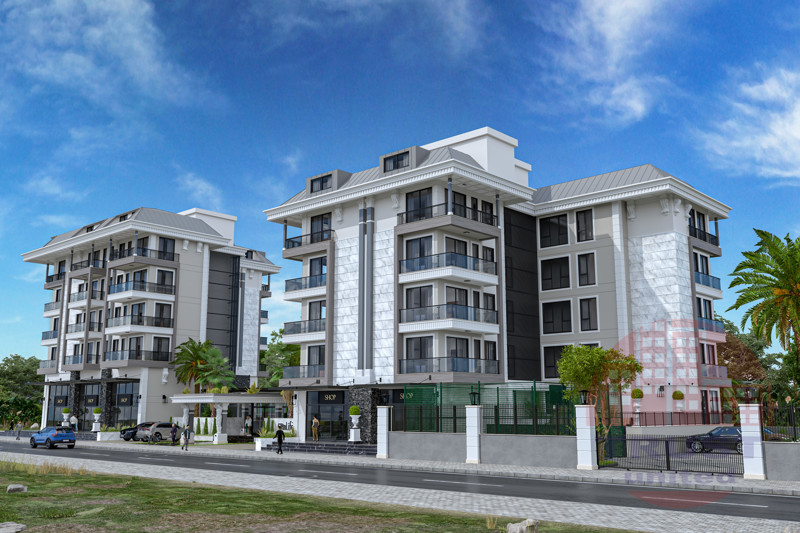Prime-quality beachfront apartments in Kargicak, Alanya