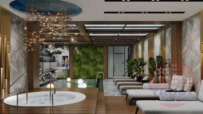 Stylish apartments in a luxurious residential complex in Oba