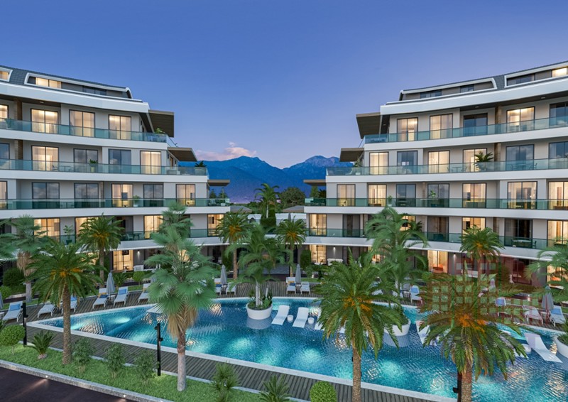 Five-Star luxury residential complex in Oba, Alanya.
