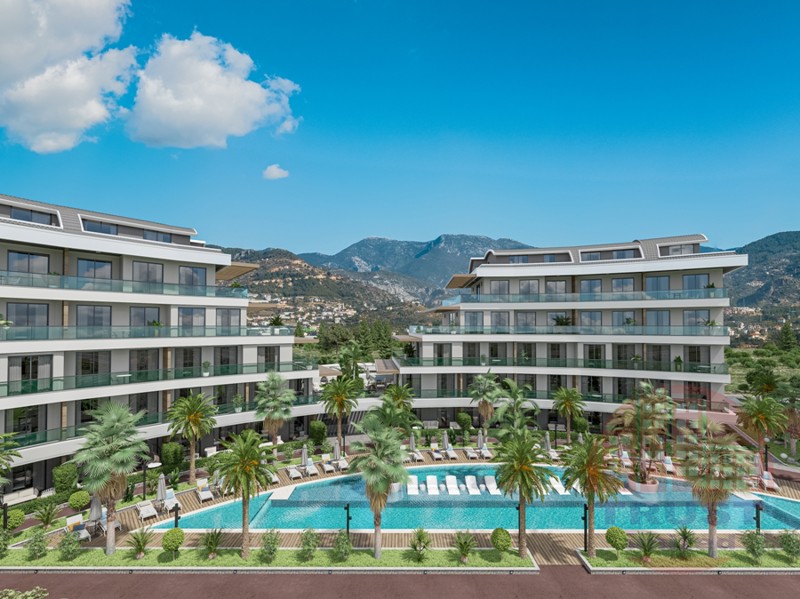 Five-Star luxury residential complex in Oba, Alanya.