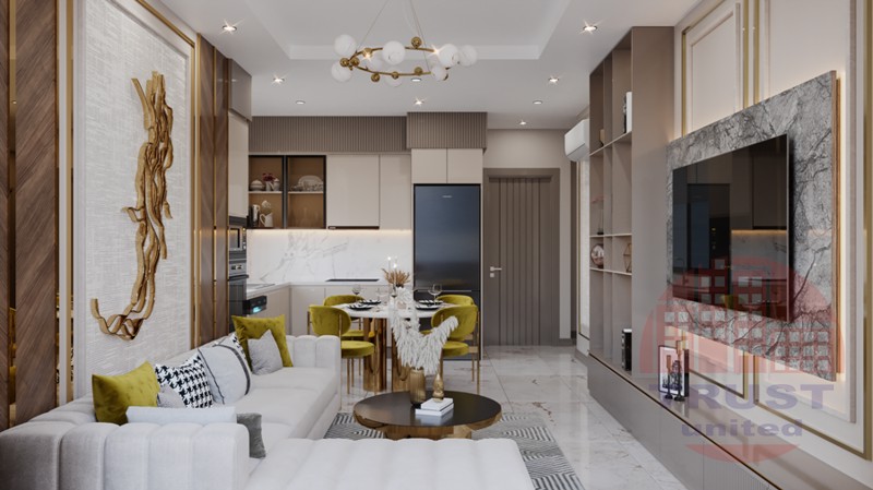 Luxury residential complex in a city center of Alanya - premium central living in a walking distance  from the famous Ceopatra Beach.
