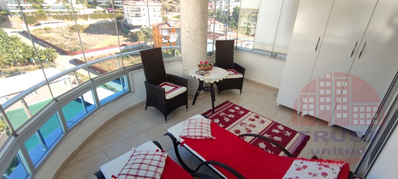 Fully furnished 2+1 apartment at Panorama Garden residential complex in Cikcilli