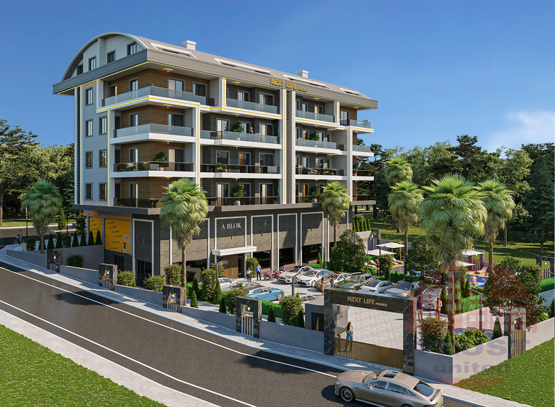Modern project in university district of Alanya, Kestel