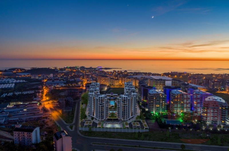 Grand residential complex in a walking distance from the sea in Avsallar
