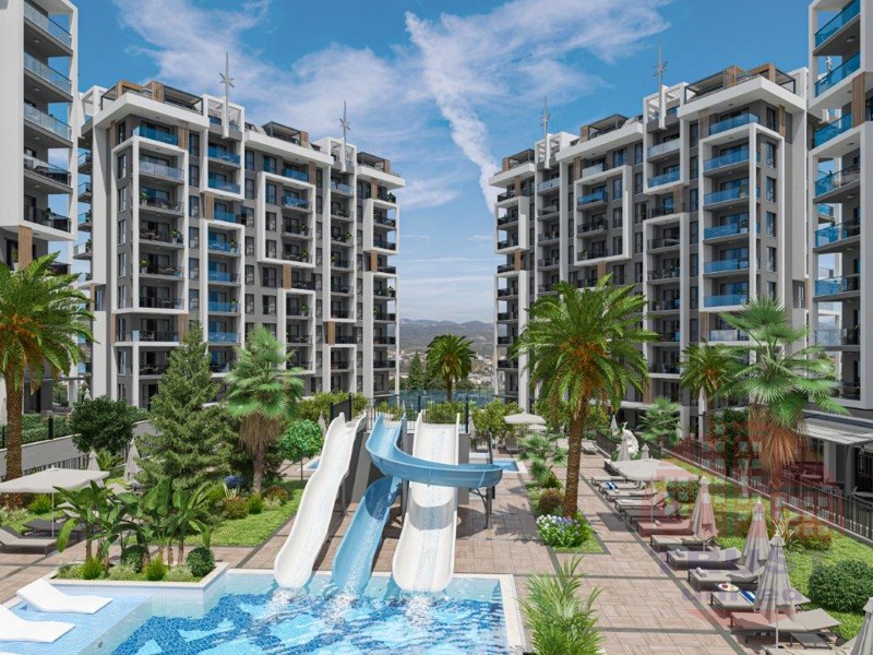 Grand residential complex in a walking distance from the sea in Avsallar