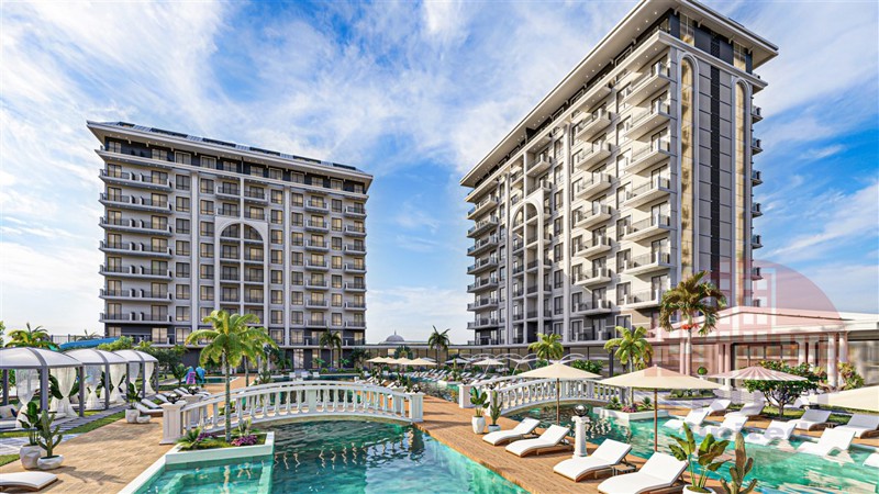 Mediterranean paradise awaits in these luxury apartments in Demirtash, Alanya.