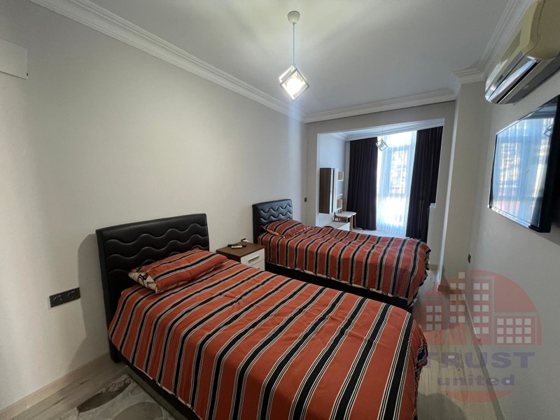 Prime 2+1 furnished apartment in the center of Alanya near Cleopatra beach
