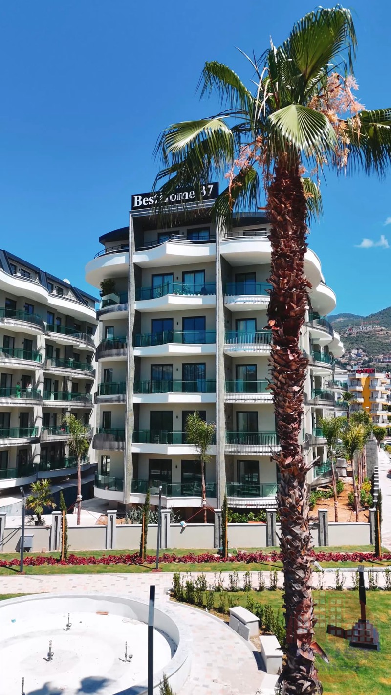 Ultra luxury 1+1 furnished apartment in Alanya city center