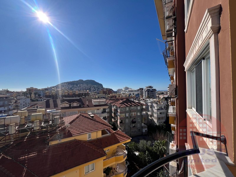 Prime 2+1 furnished apartment in the center of Alanya near Cleopatra beach