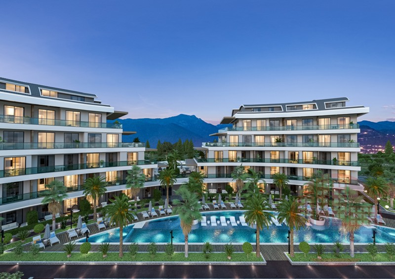 Five-Star luxury residential complex in Oba, Alanya.