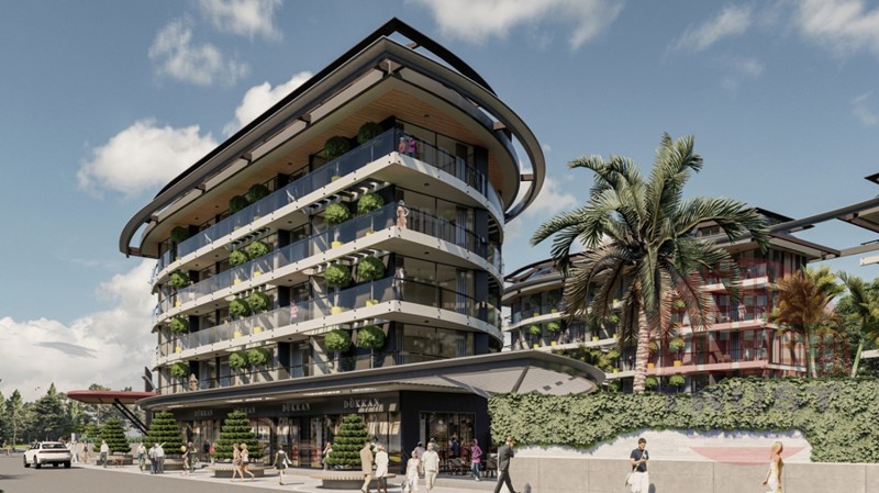 Magnificent residential complex in a few steps from the beach in Oba