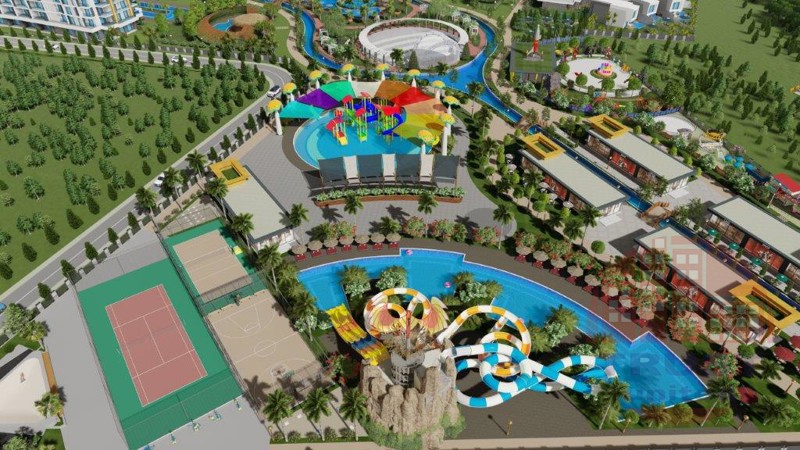 Premium 1+1 apartment for sale in Azura World, Alanya