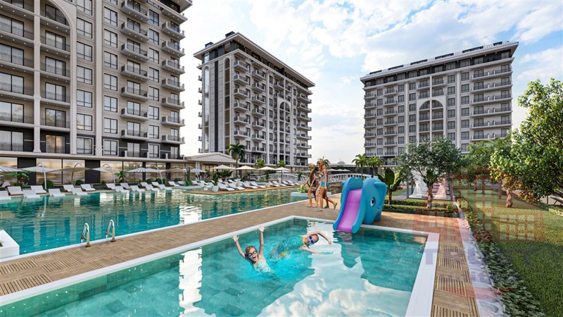 Mediterranean paradise awaits in these luxury apartments in Demirtash, Alanya.