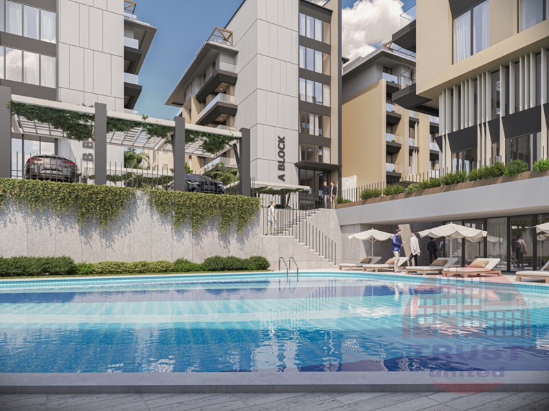 Luxury residential complex in a city center of Alanya - premium central living in a walking distance  from the famous Ceopatra Beach.