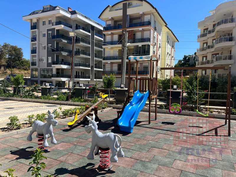 Ready 1+1 apartment in modern residential complex in Avsallar, Alanya