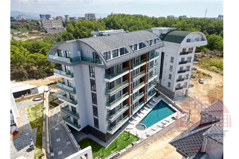 Exclusive 2+1 furnished apartment with sea views in Avsallar, Alanya