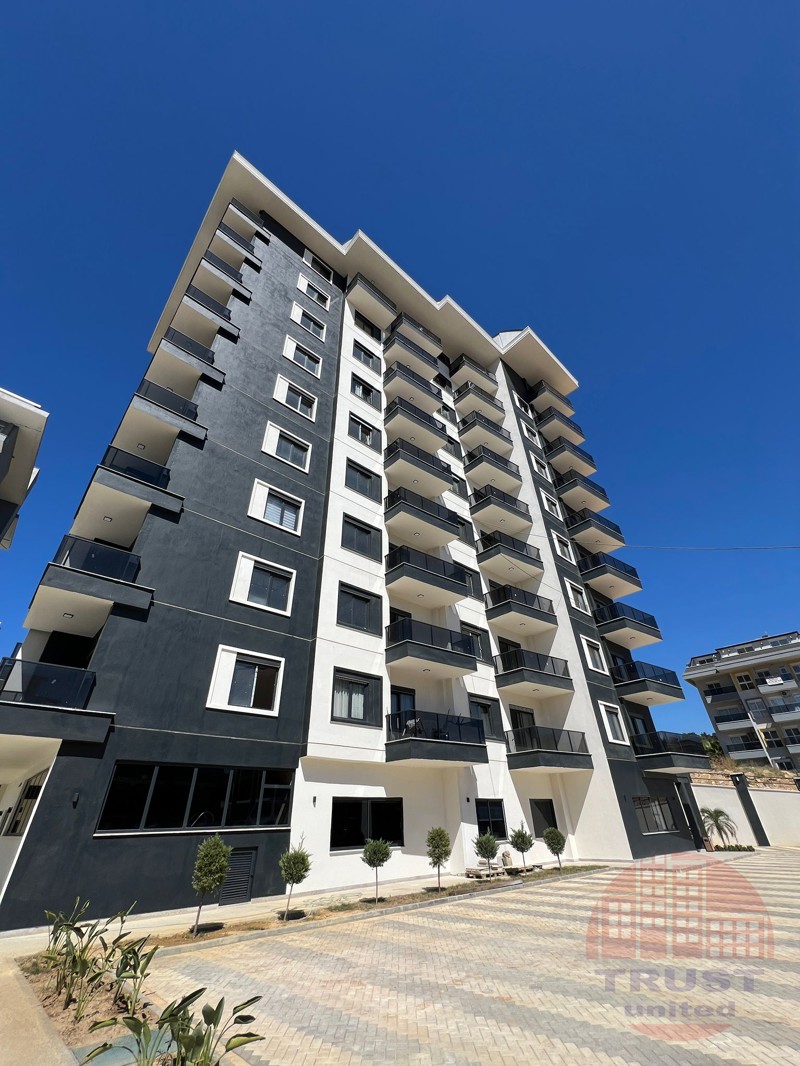 Ready 1+1 apartment in modern residential complex in Avsallar, Alanya