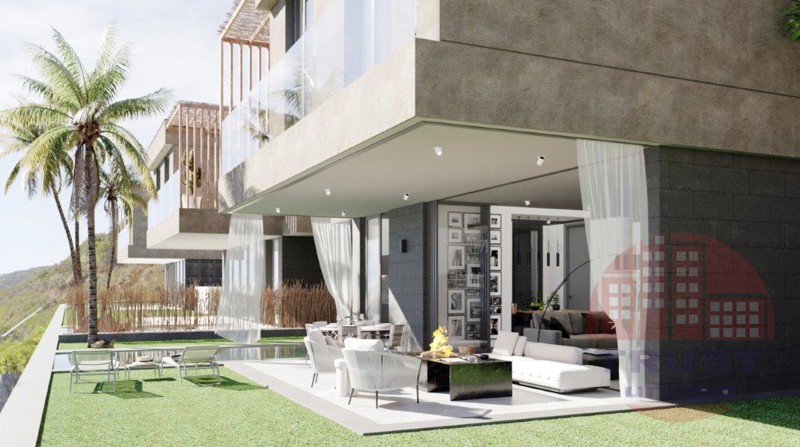 Exclusive villas close to the beach with Turkish citizenship eligibility in Konakli, Alanya