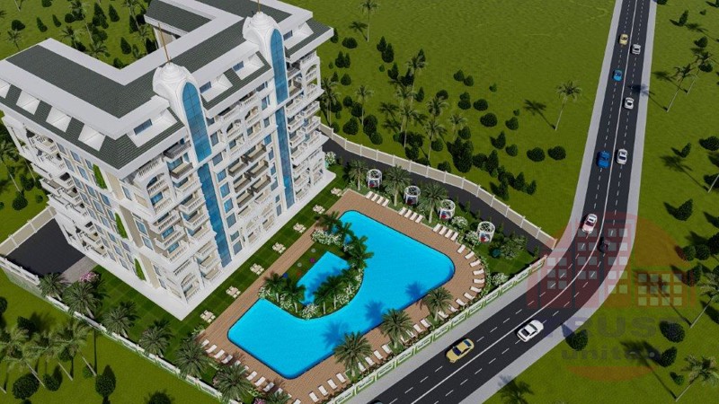 Stylish elegant apartments for sale in Alanya's green Avsallar District