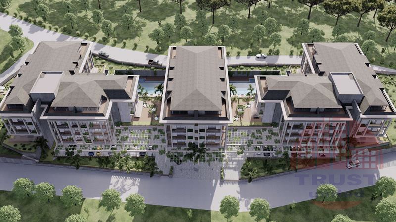 Stylish apartments in a luxurious residential complex in Oba