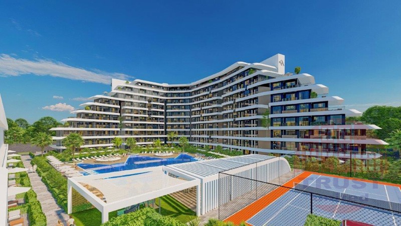 Luxury apartments suitable for Turkish citizenship in in Altintash, Antalya