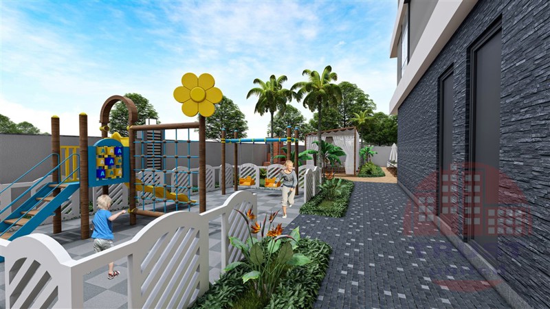 Brand new 1+1 apartment in green and calm area of Avsallar, Alanya