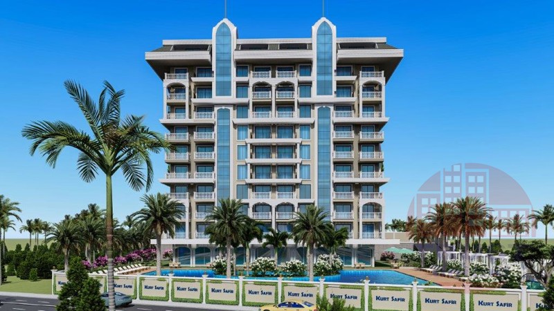 Stylish elegant apartments for sale in Alanya's green Avsallar District