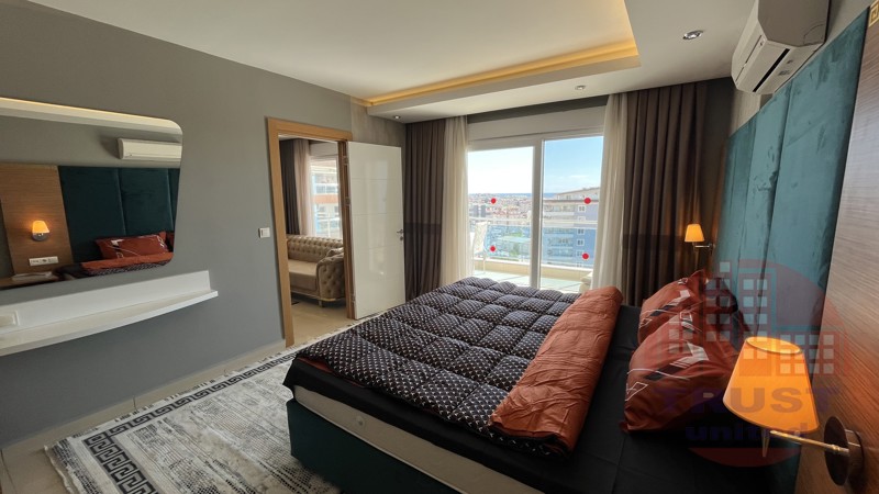 Stunning penthouse with sea view 4+1 in Crystal Towers, Cikcilli Alanya