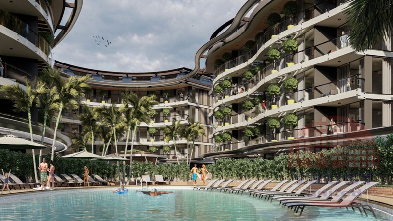 Magnificent residential complex in a few steps from the beach in Oba