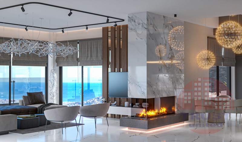 Luxury villas in Alanya suitable for obtaining Turkish citizenship through investment