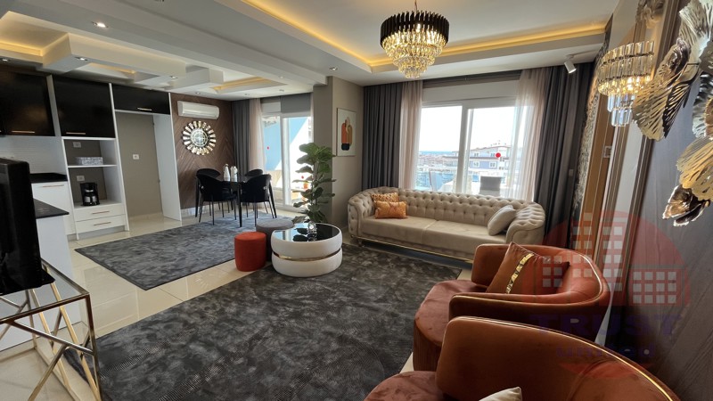 Stunning penthouse with sea view 4+1 in Crystal Towers, Cikcilli Alanya