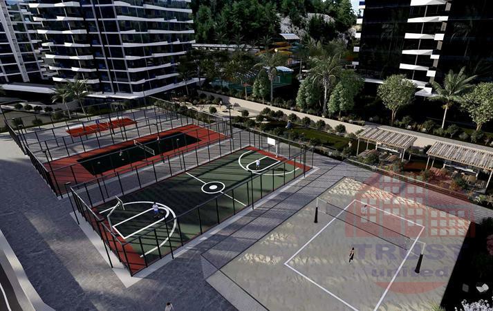 Luxury resort complex in Avsallar, Alanya.