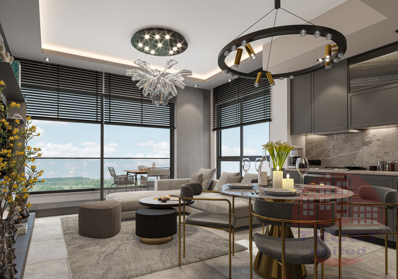 Elite city center apartments in Saray district of Alanya