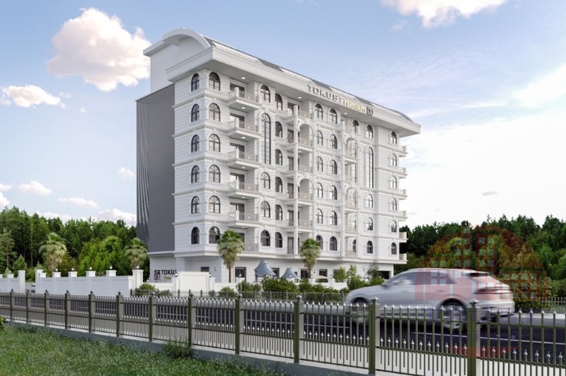 Luxury ready-made apartments in the center of Alanya