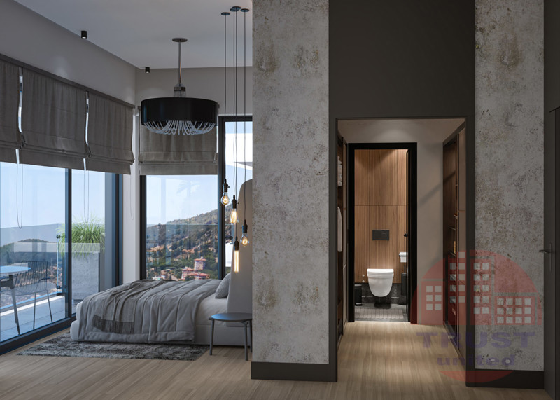 Luxury villas in Alanya suitable for obtaining Turkish citizenship through investment