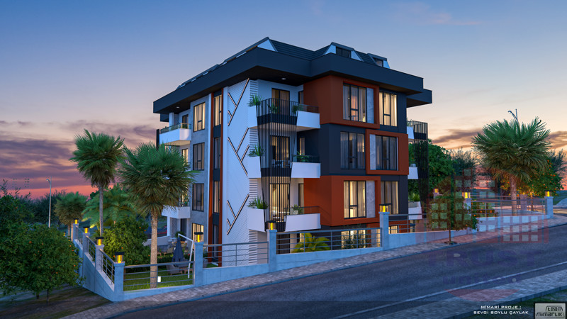 Modern urban residence in Alanya Center