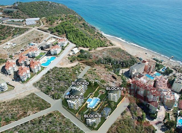 Spectacular 3+1 sea view penthouse in premium Konakli resort complex