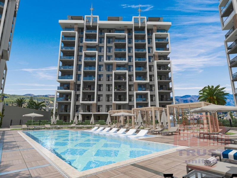 Grand residential complex in a walking distance from the sea in Avsallar